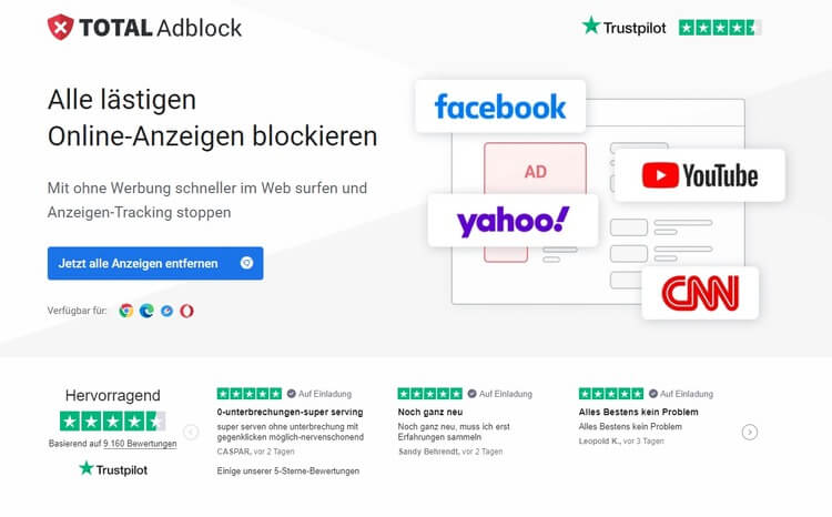 Total AdBlock Bewertung